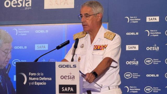 El jefe del Estado Mayor de la Armada, almirante general Antonio Piñeiro