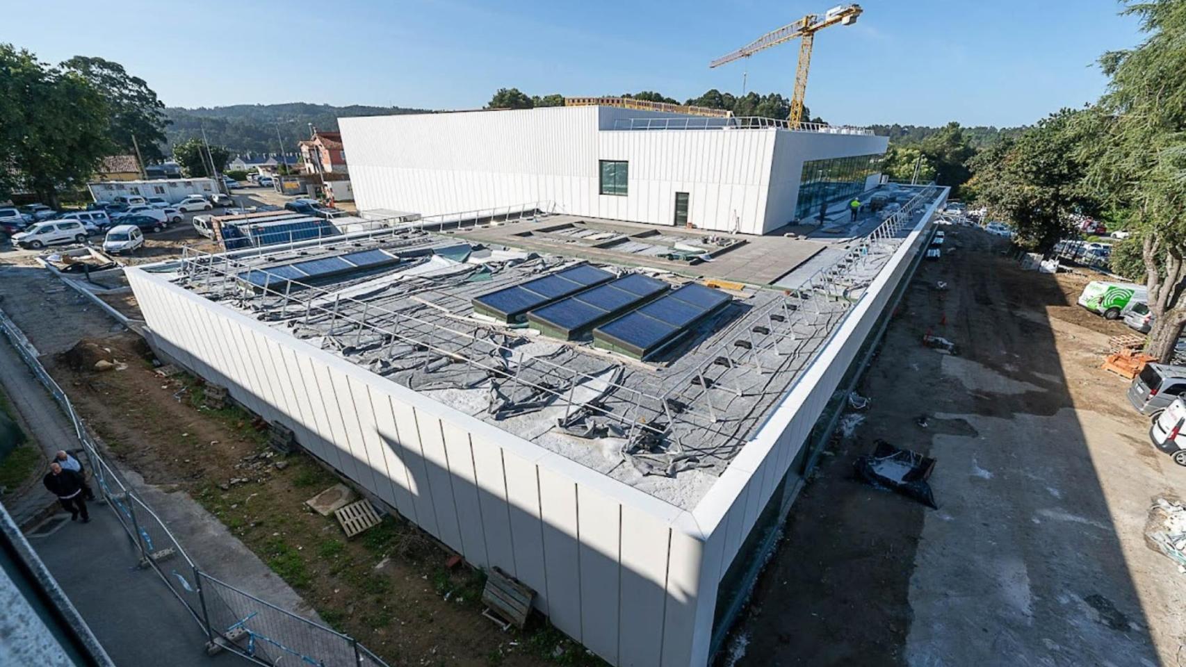 Obras en el Centro de Protonterapia de Galicia.