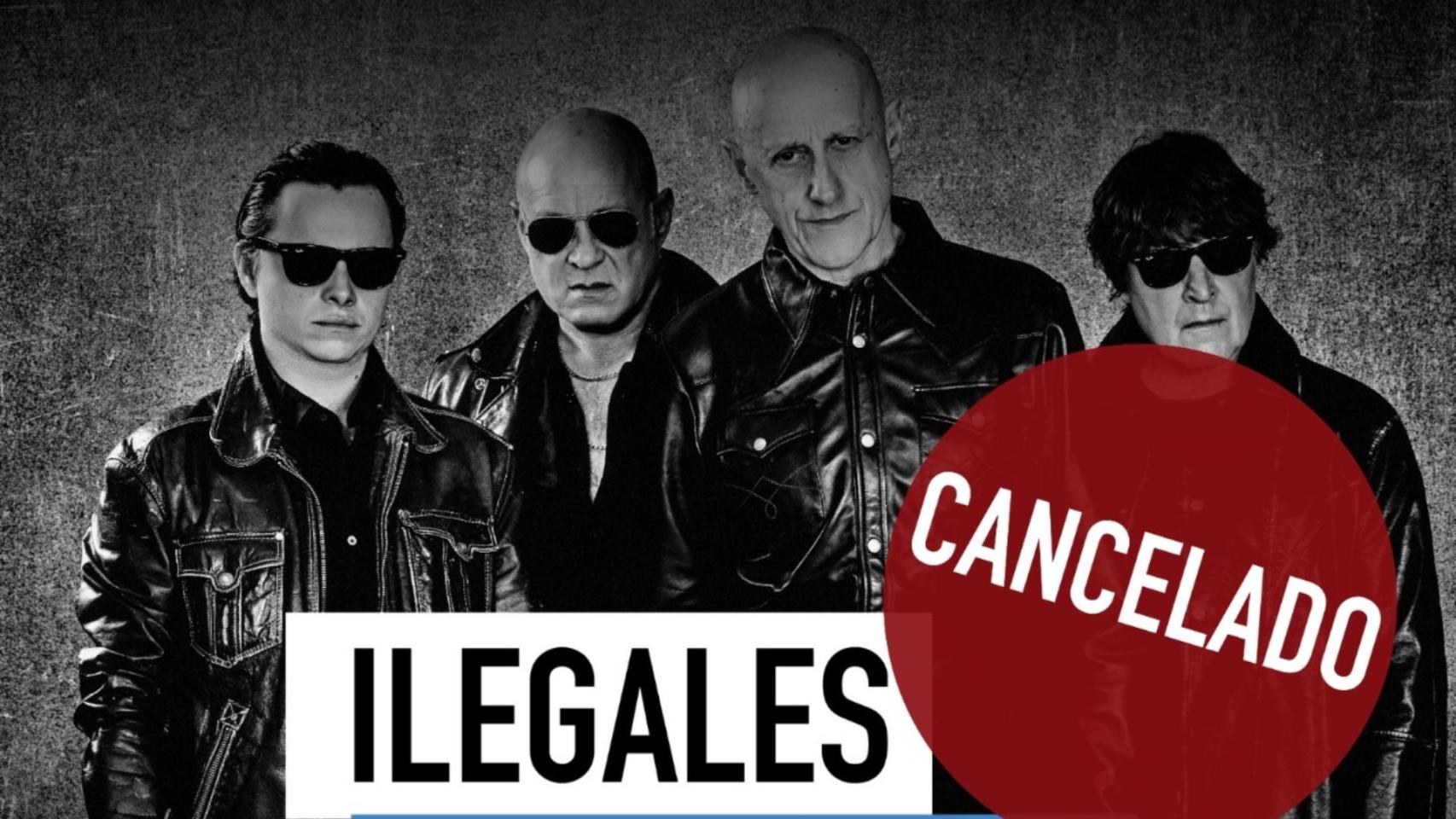 Ilegales cancela su concierto en Valladolid