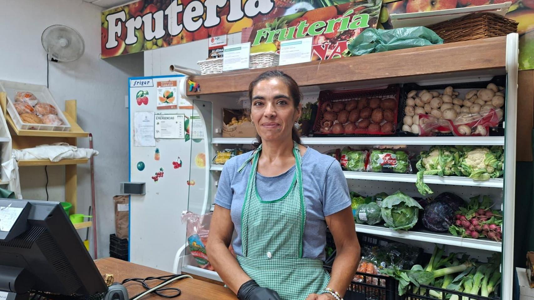 Isabel, autónoma y frutera.