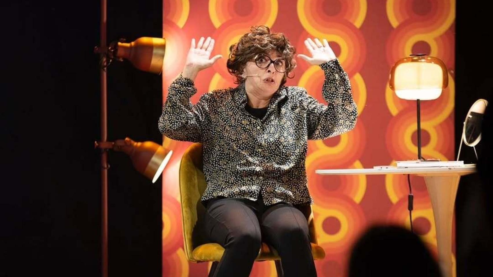 Marisol Aznar en su espectáculo ¡Madre mía!