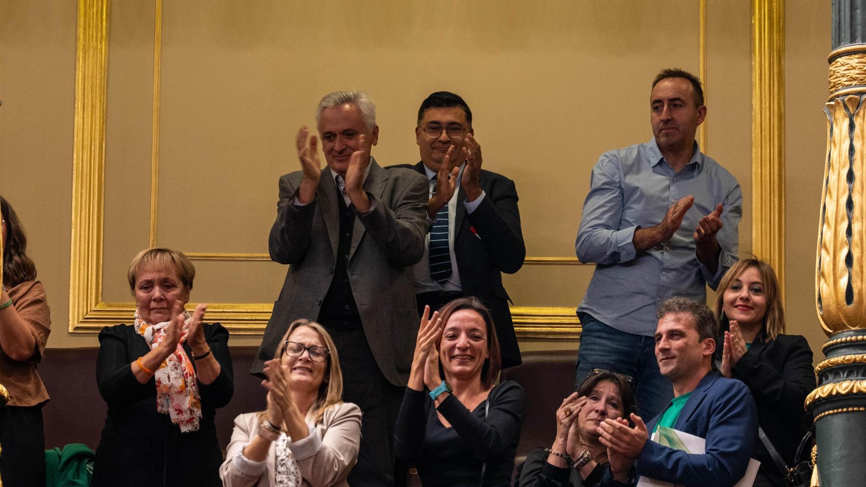 Aplausos tras la aprobación de la Ley ELA en el Congreso de los Diputados el 10 de octubre de 2024.