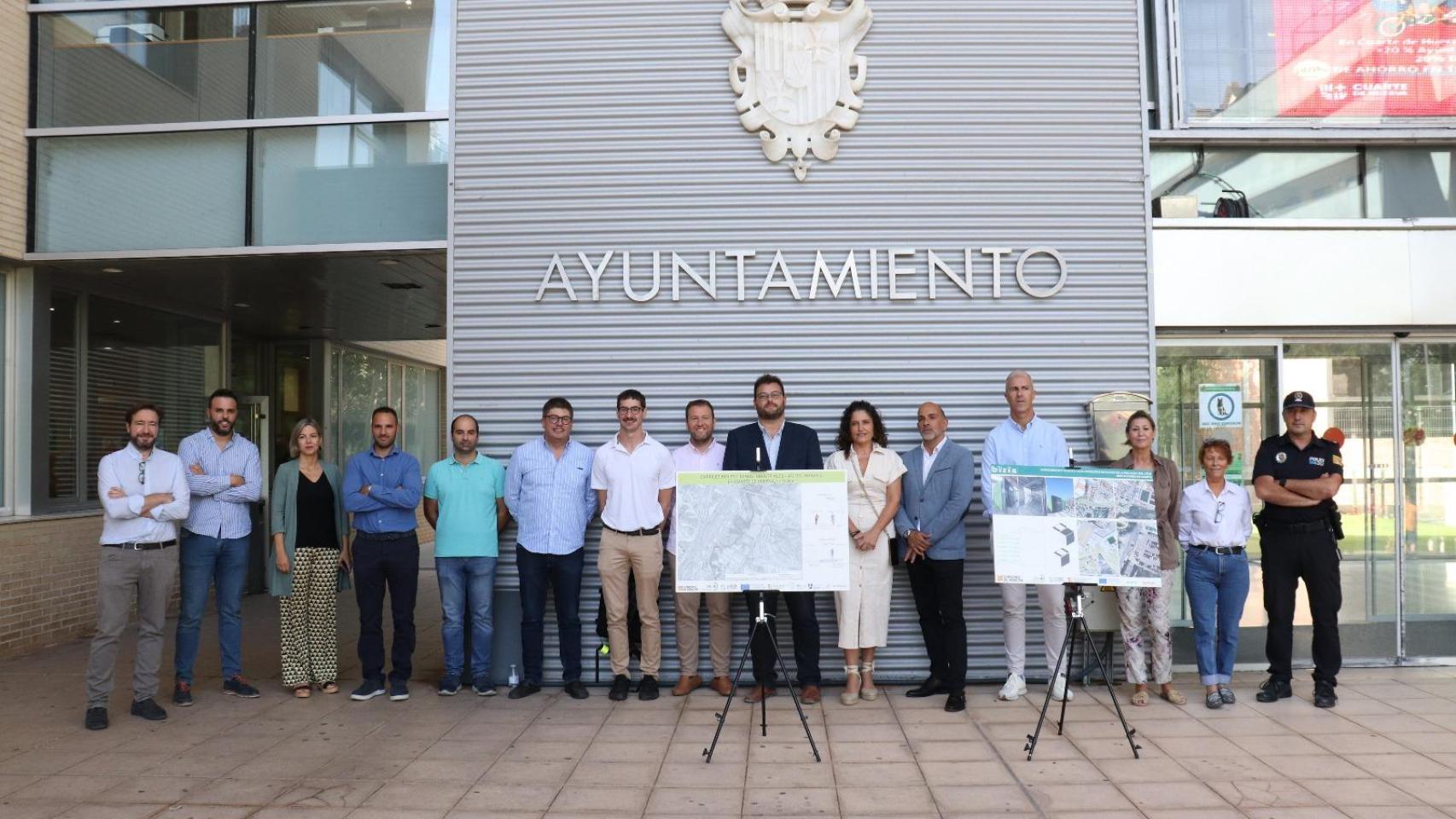 Presentación del nuevo carril bici de Cuarte de Huerva
