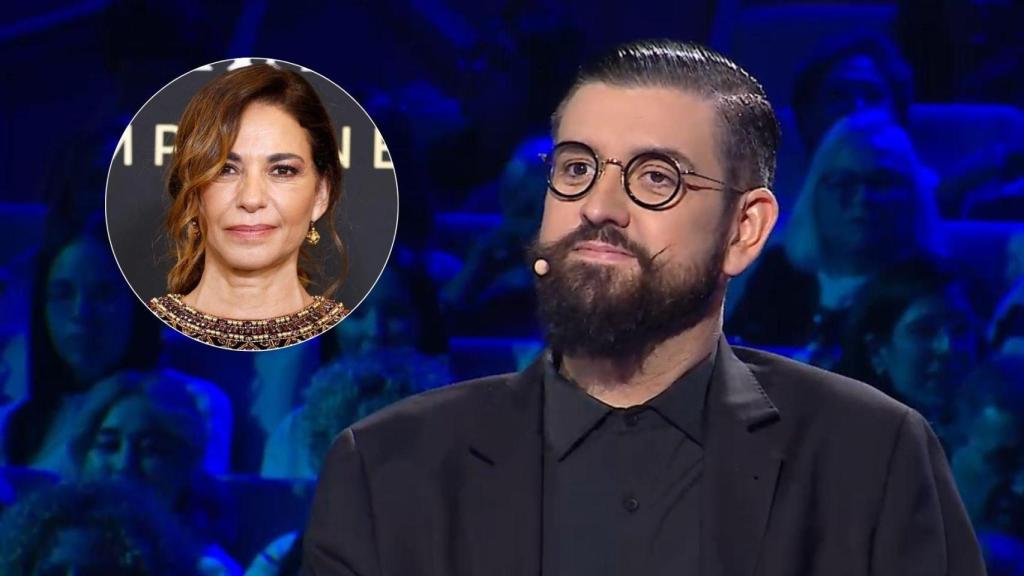 Manu Sánchez y Mariló Montero en un fotomontaje de BLUPER.