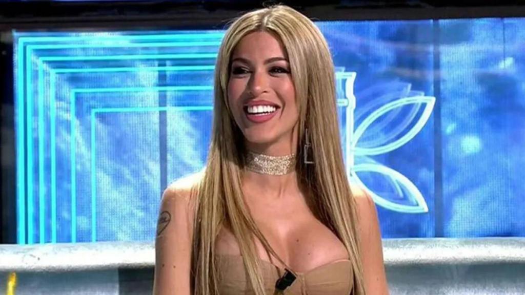 Oriana Marzoli como colaboradora en Telecinco.