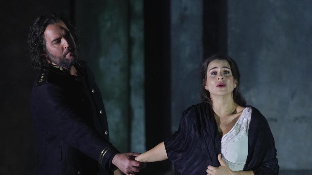 Escena de la ópera 'Otello' en el Teatro Real.