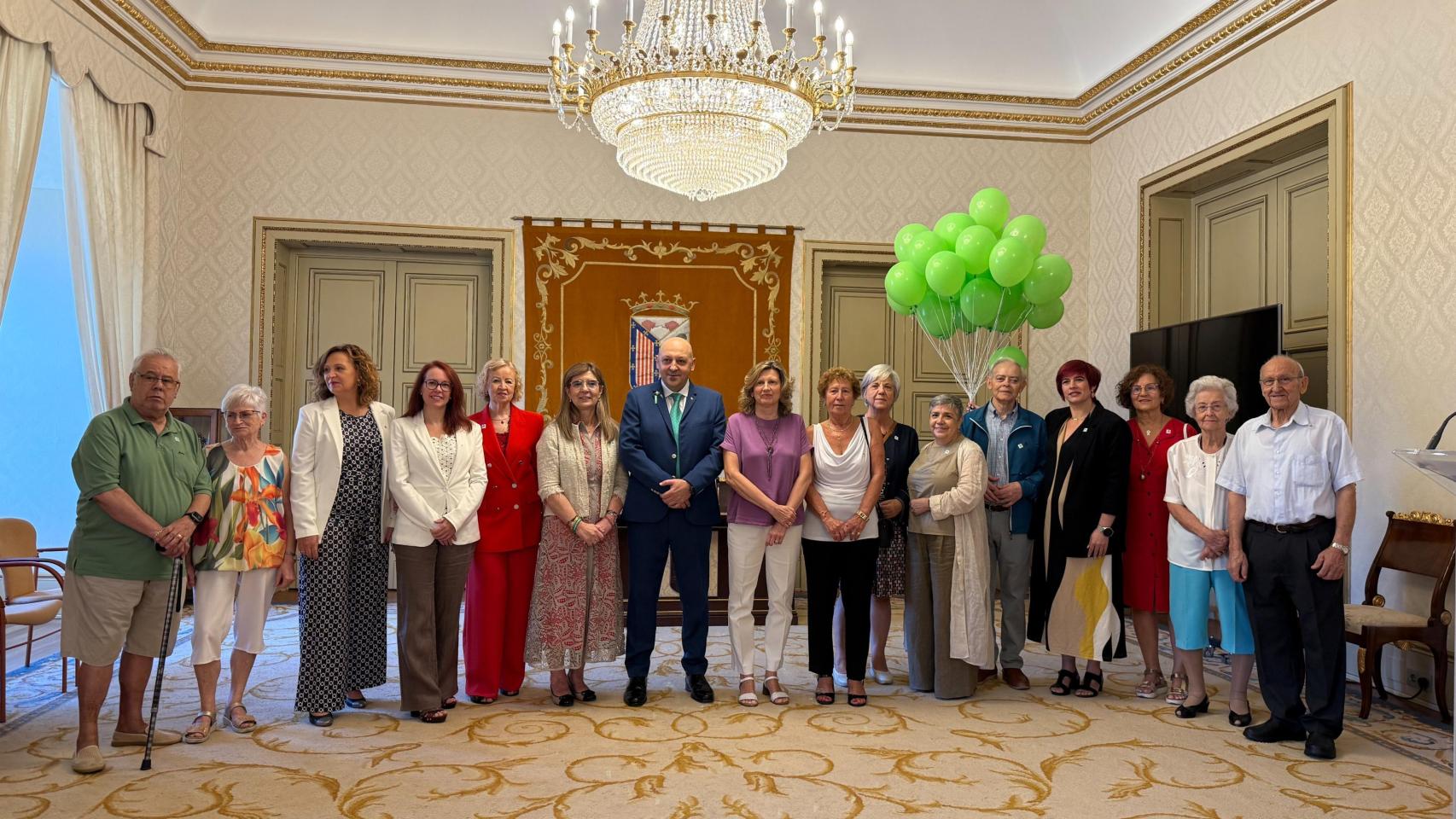 Recibimiento del Ayuntamiento de Salamanca a AFA