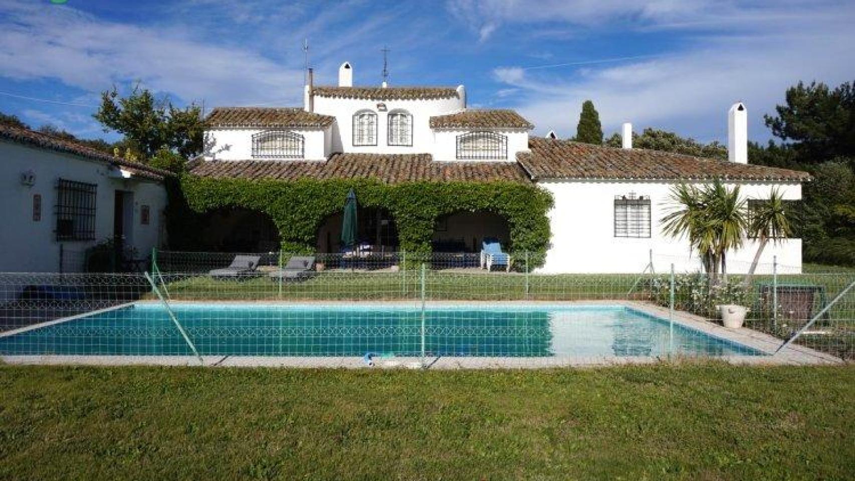 Imagen del chalet principal de la finca. Foto: AgroAnuncios