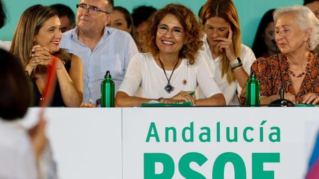 La vicepresidenta del Gobierno, María Jesús Montero, en el Comité Director del PSOE andaluz.