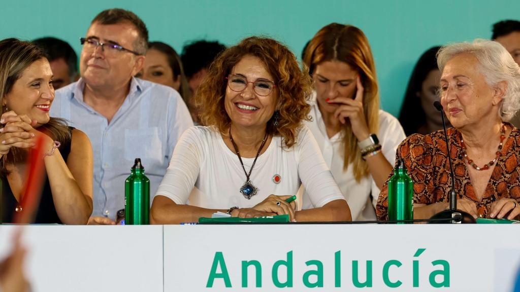 La vicepresidenta del Gobierno, María Jesús Montero, en el Comité Director del PSOE andaluz.