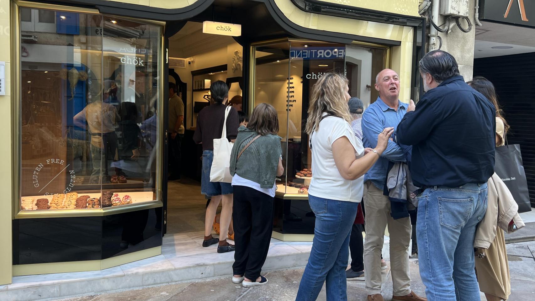 Imagen de la pastería de Chök esta mañana.