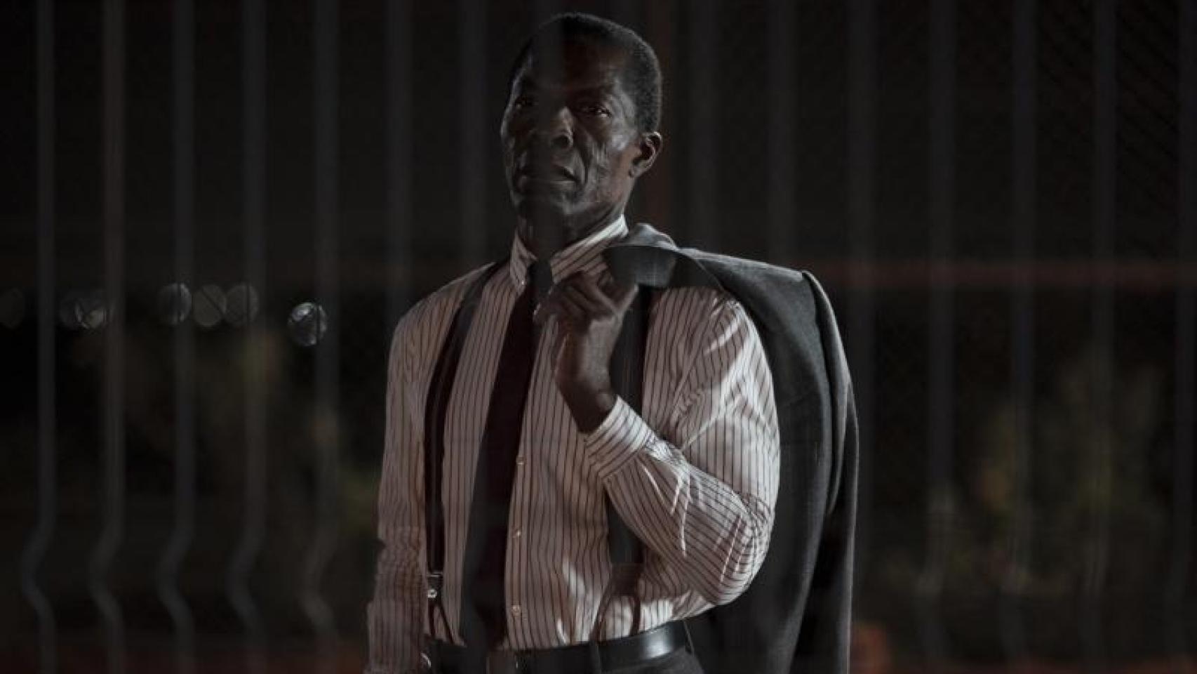 Isaach de Bankole, en 'Le cri des gardes'