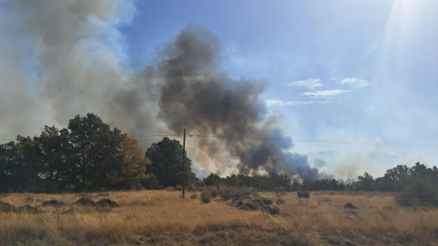 Incendio en Pendilla de Arbas (León).