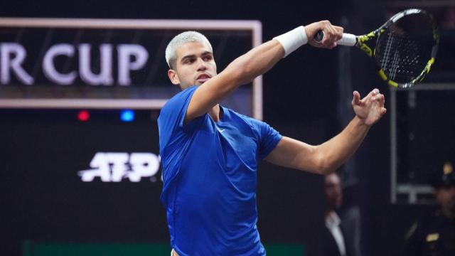 Carlos Alcaraz, en la Laver Cup.