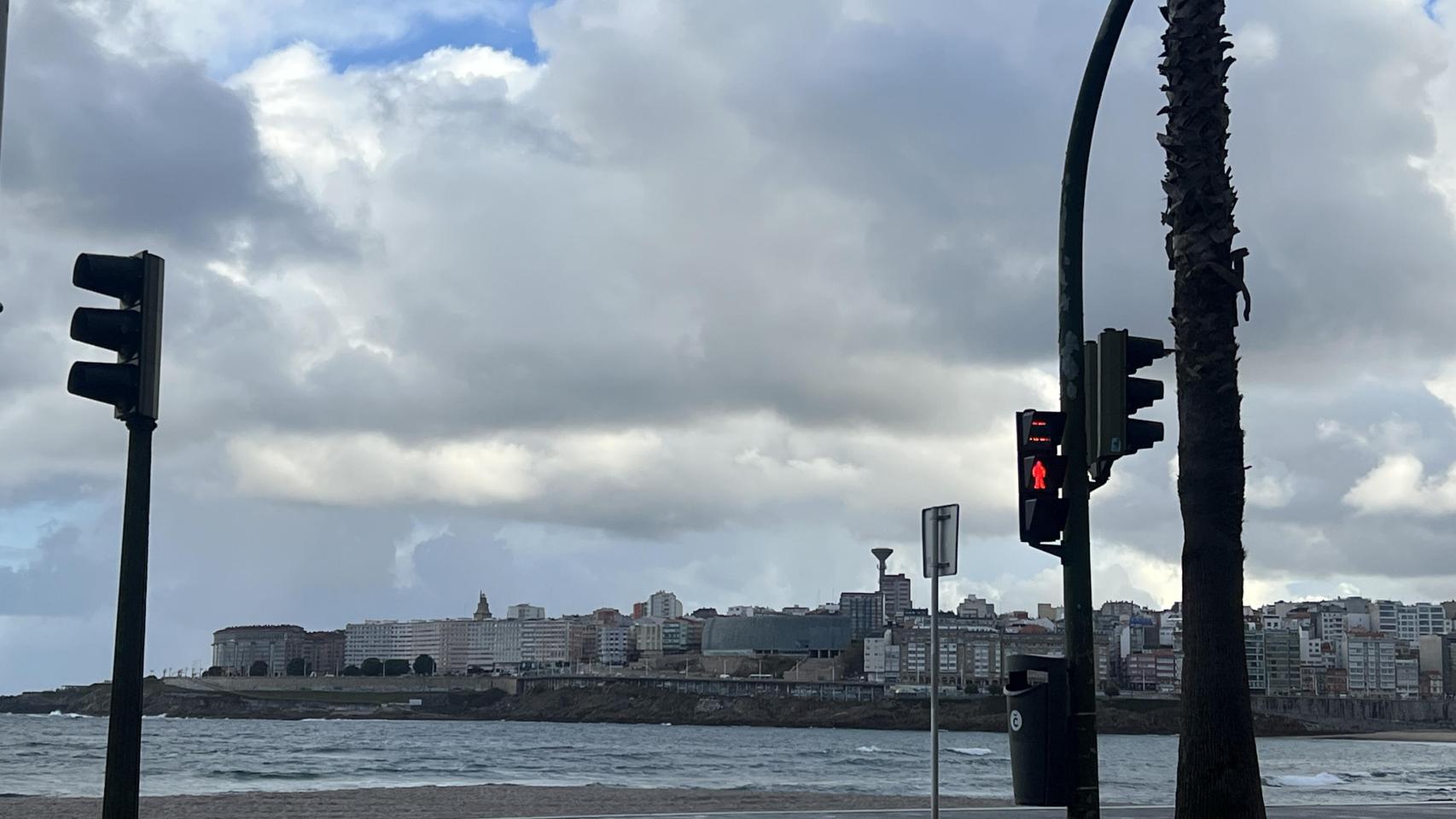 Imagen de A Coruña esta mañana.