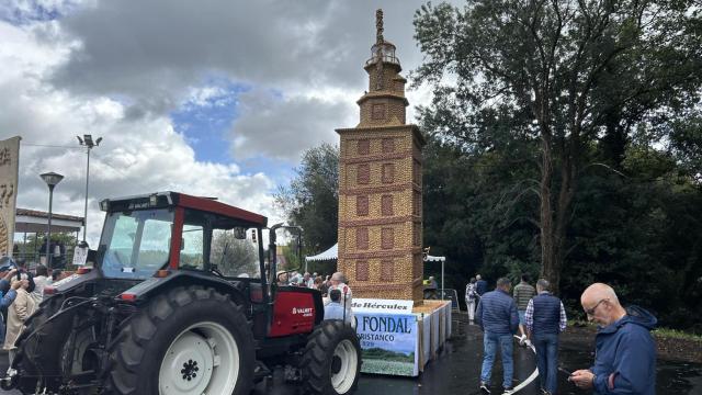 Imagen de la recreación de la Torre de Hércules.