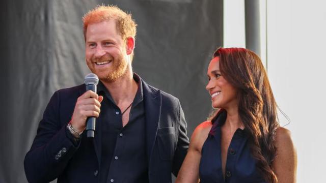 Harry y Meghan en Santa Bárbara durante el concierto benéfico One805 Live.
