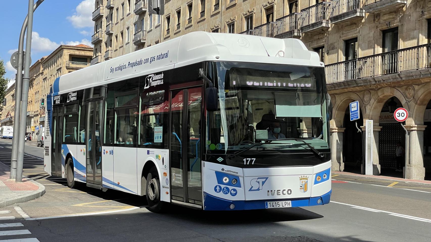 Autobús urbano de Salamanca.