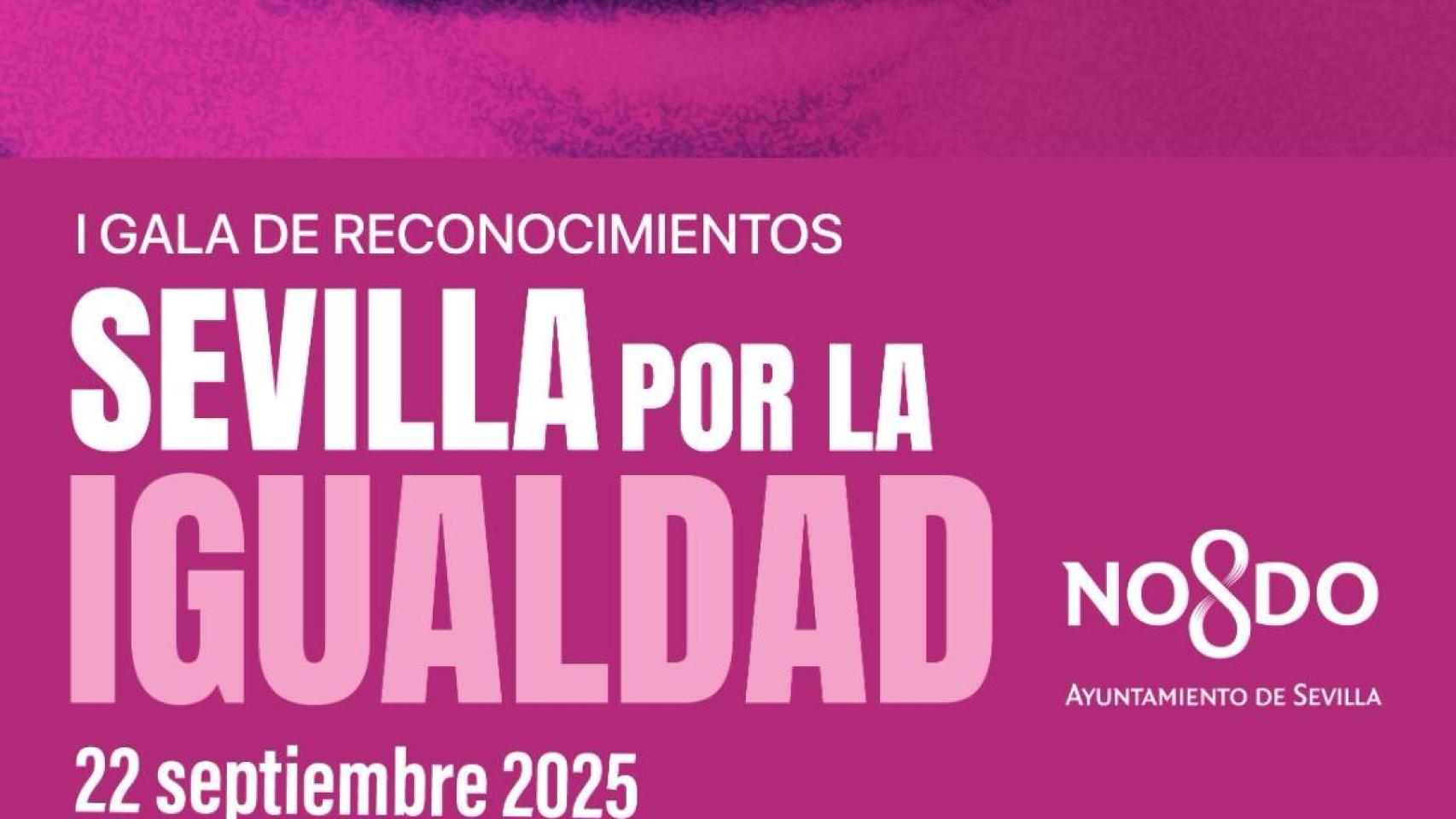 Cartel de la I Gala 'Sevilla por la igualdad'.