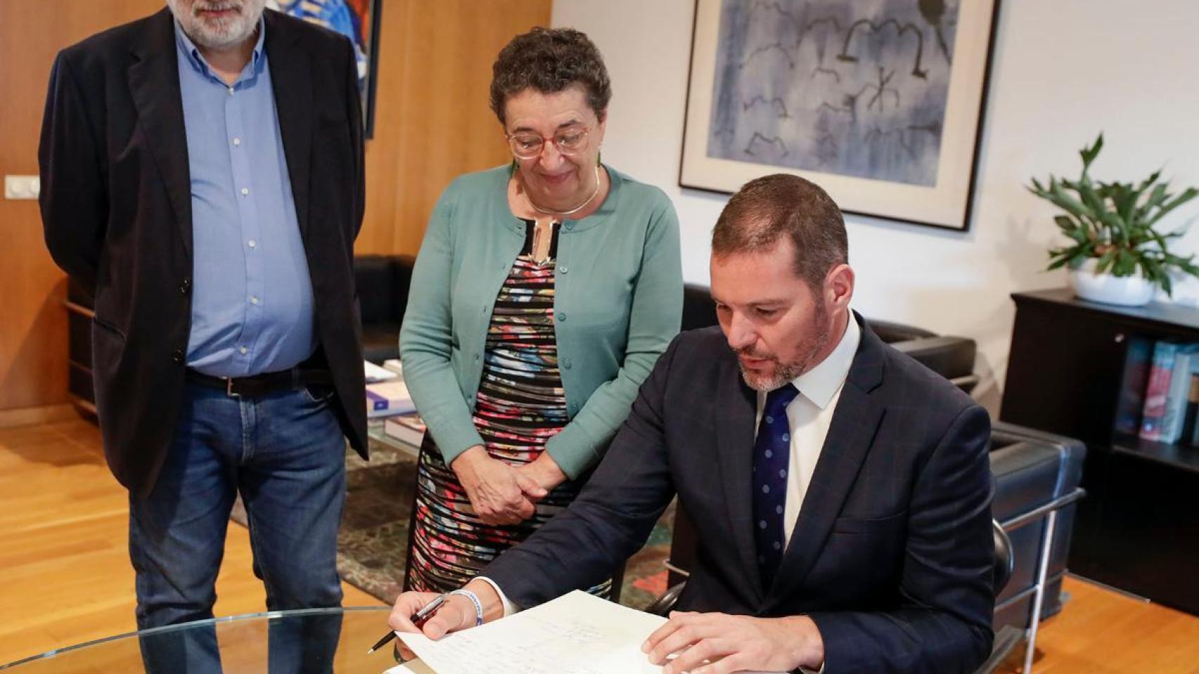 El conselleiro de Cultura, Lingua y Xuventude, José López Campos.