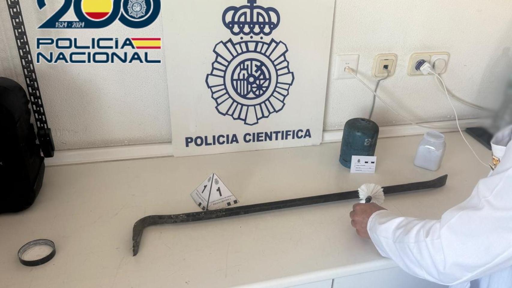 El material con el que se cometieron los robos.