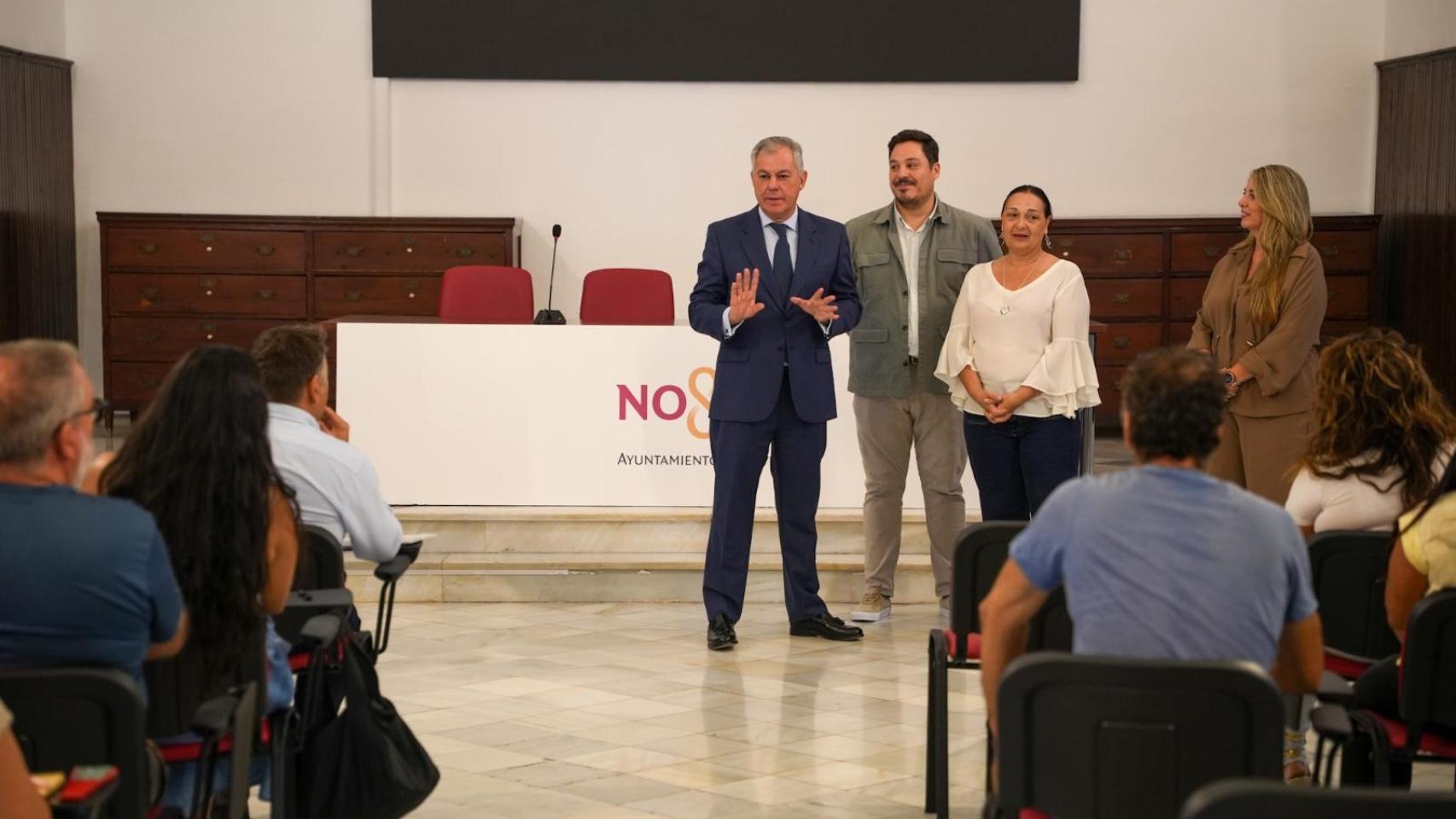 José Luis Sanz durante su comparecencia