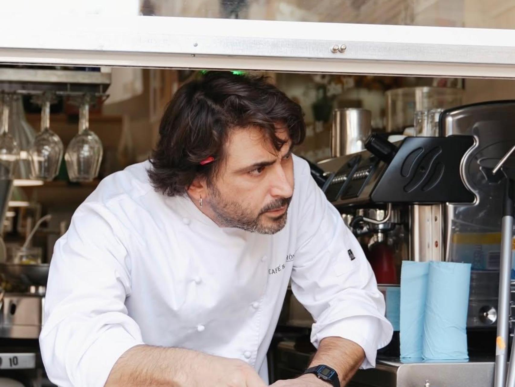 El chef Samuel Ruiz en Café Bar Verónicas.