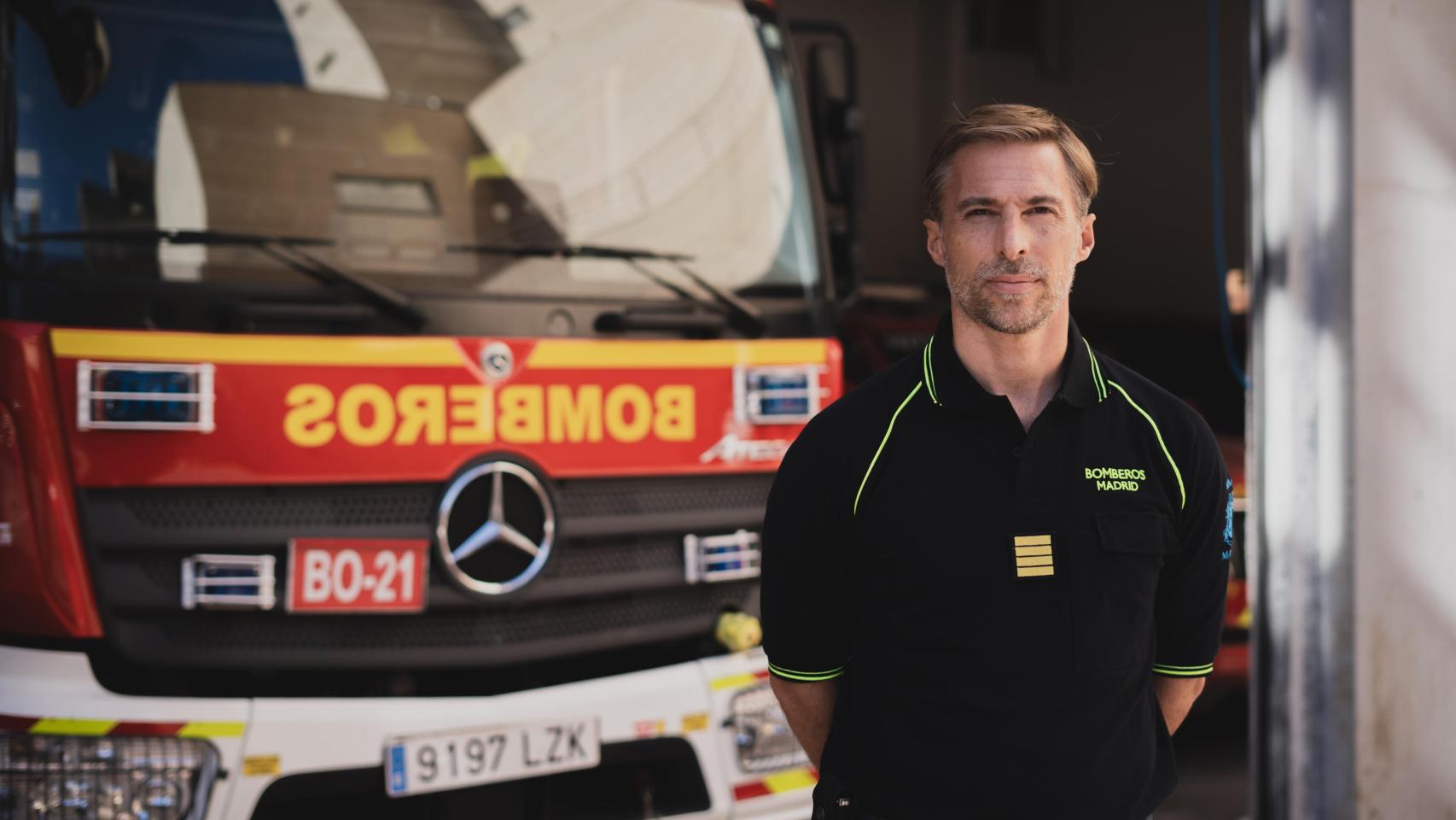Carlos Marín, el jefe de Bomberos del Ayuntamiento de Madrid.