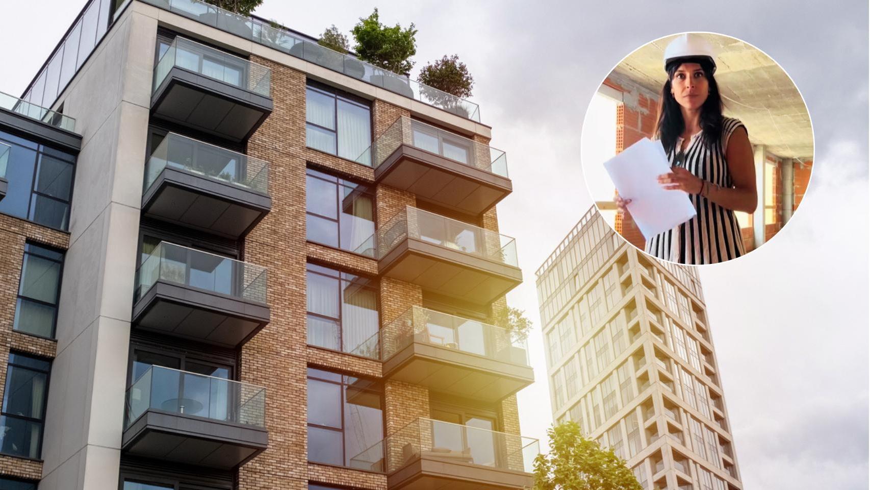 Bloque de piso y la arquitecta @rusem.ma .