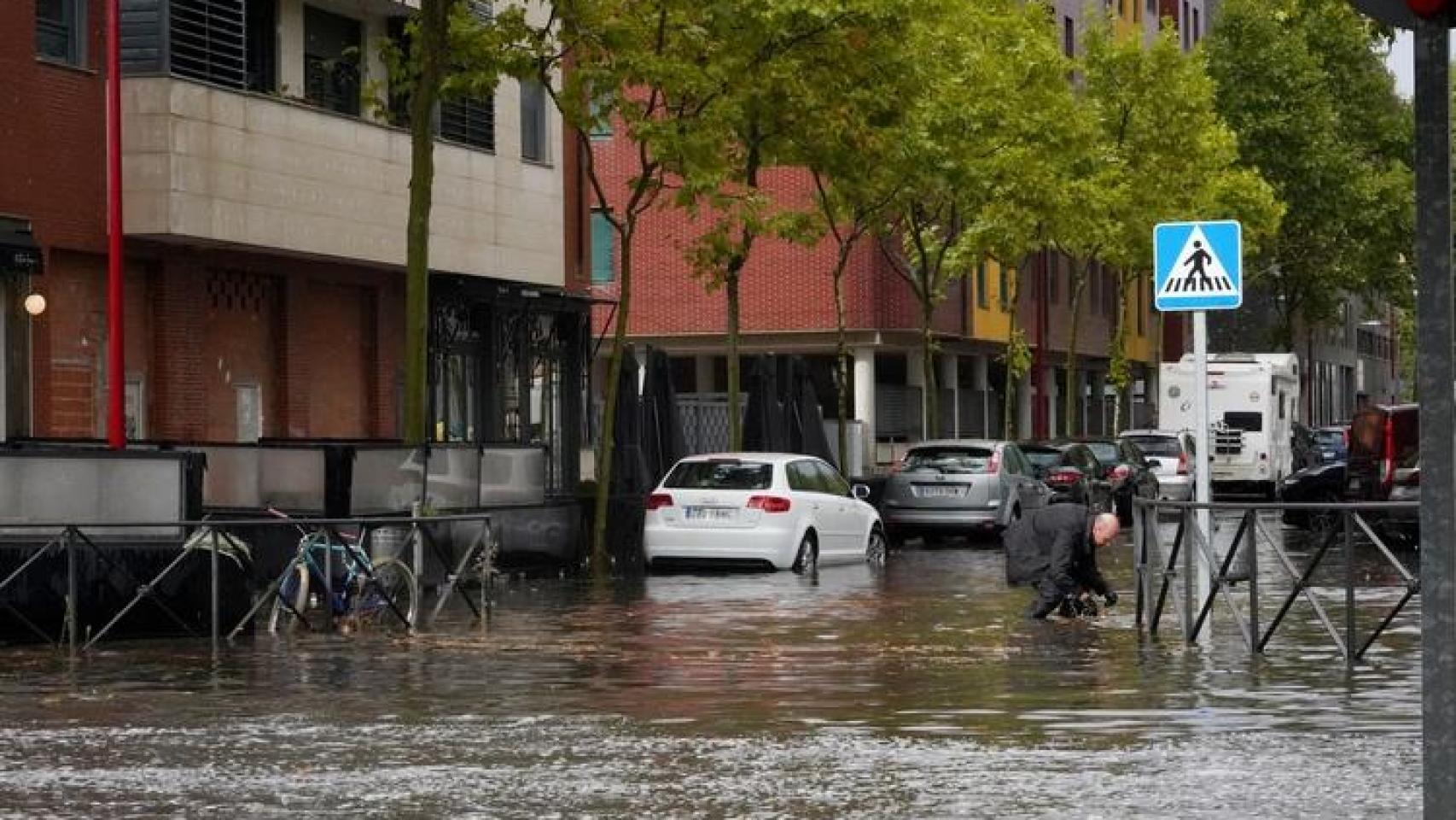 Tormenta del pasado viernes en Valladolid.
