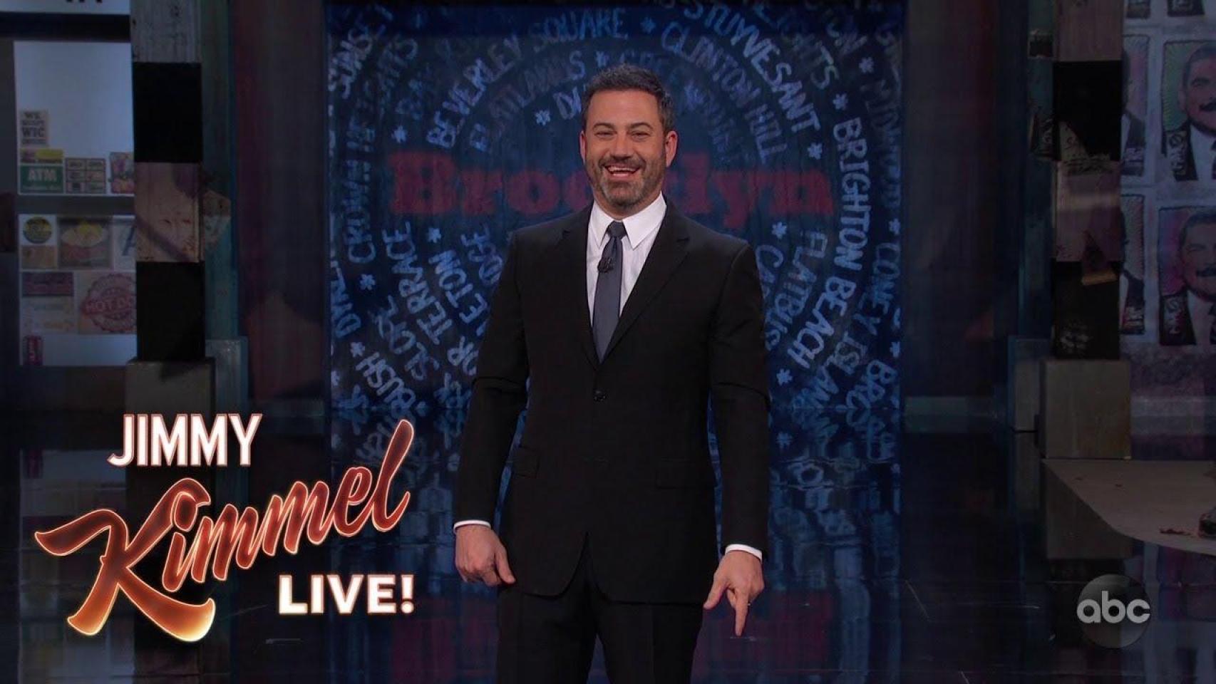 El presentador estadounidense Jimmy Kimmel