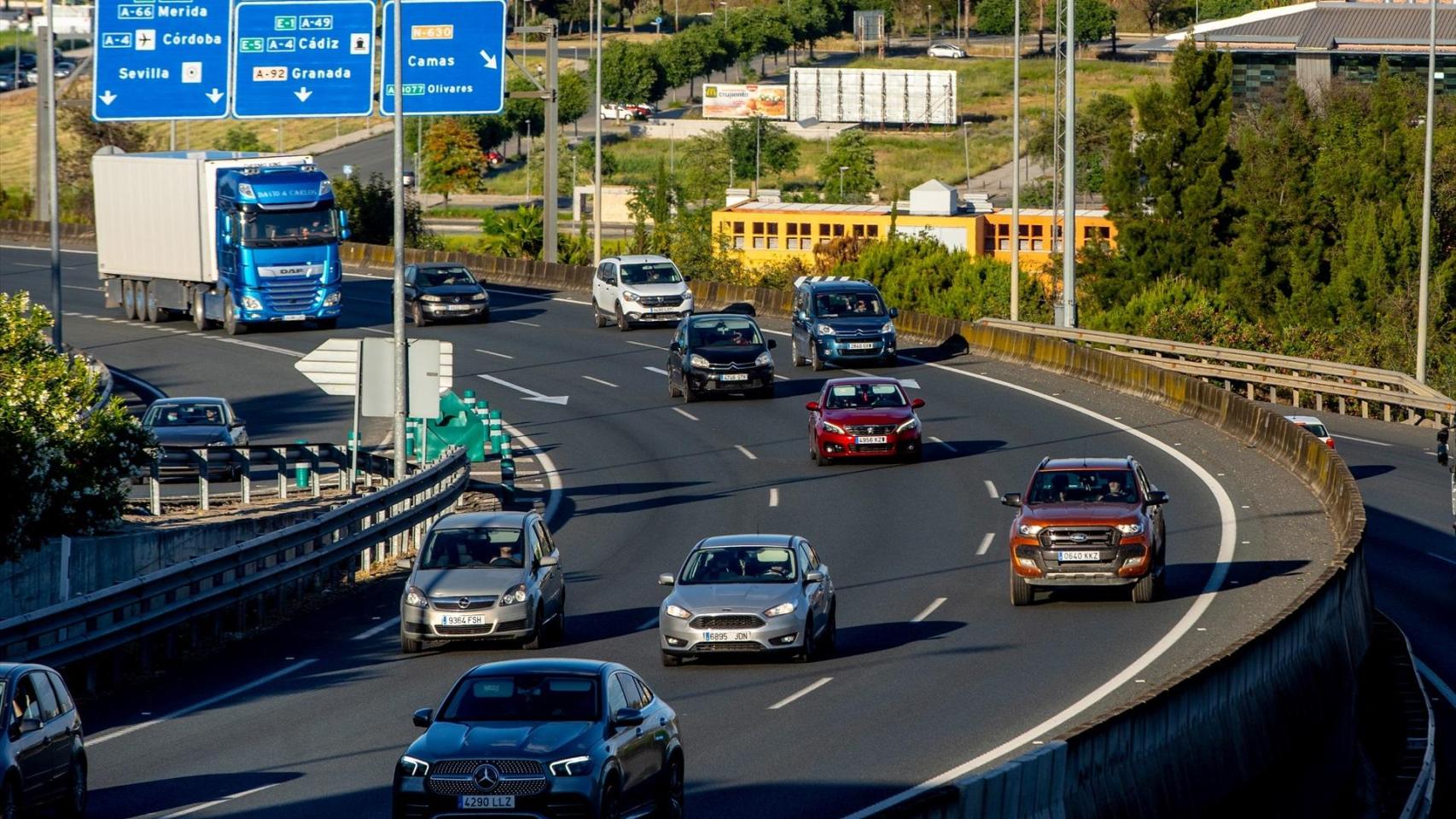 Carretera de la provincia de Sevilla.