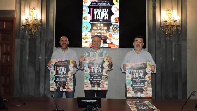Presentación del cartel de la Feria de la Tapa de La Puebla de los Infantes.