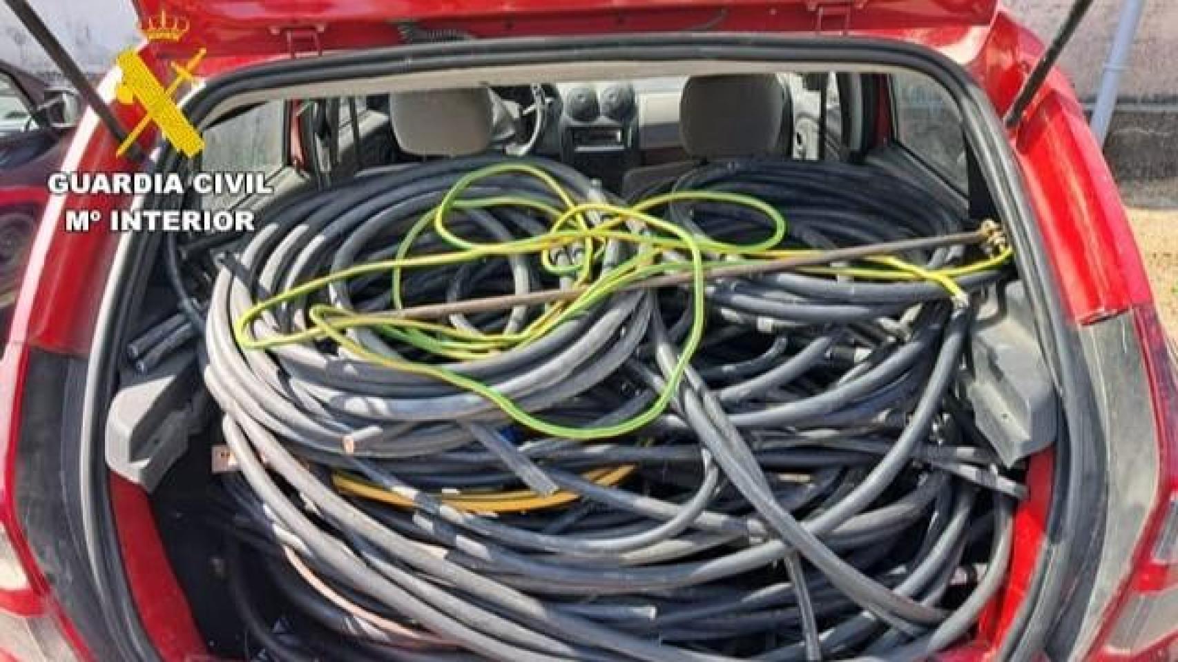 Detenidas cuatro personas 'in fraganti' en Valdoviño (A Coruña) por robar cobre en un parque eólico