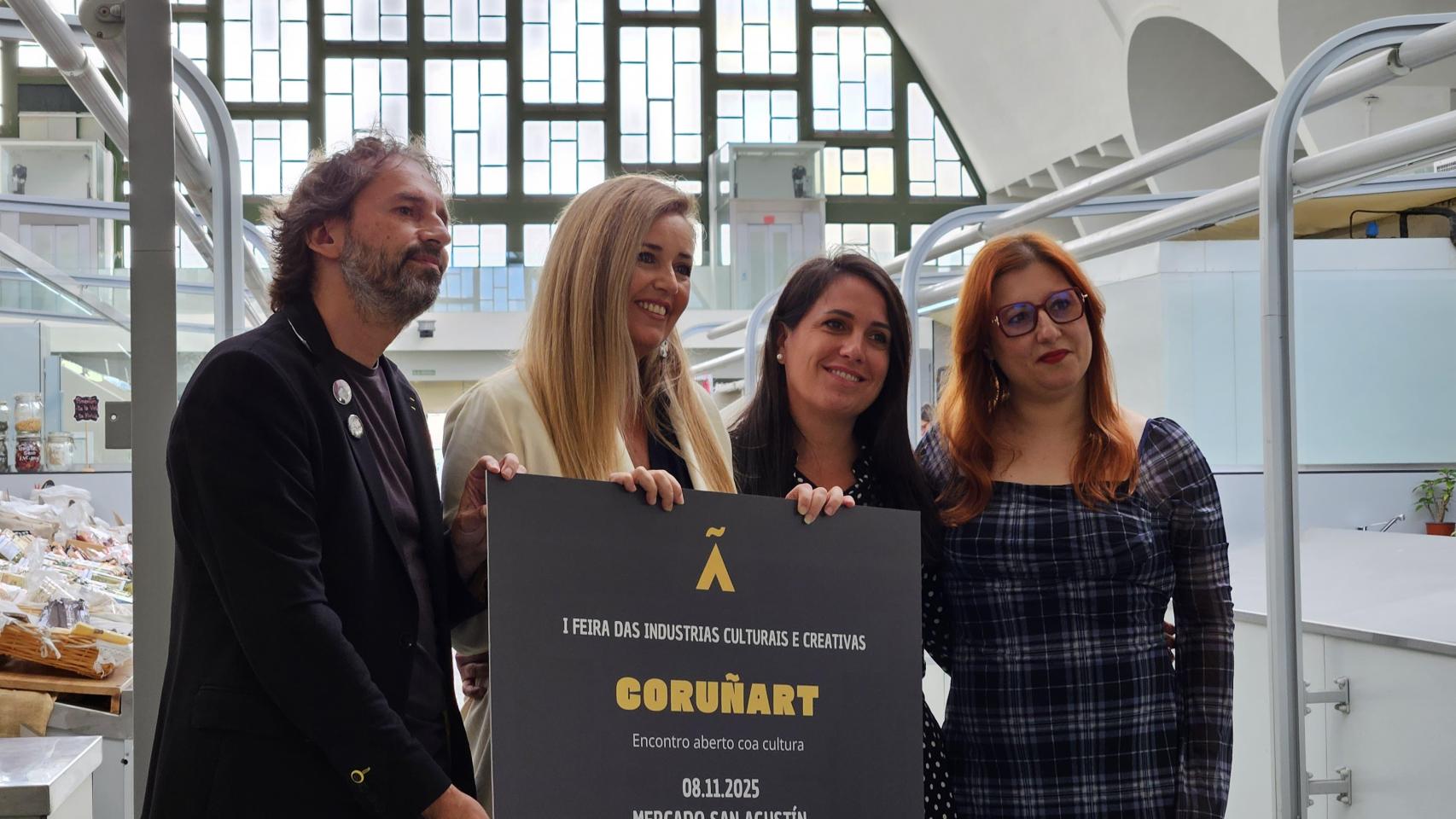 Presentación de la feria Coruñart.