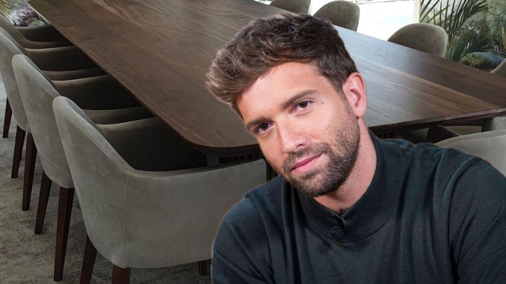 Pablo Alborán y su salón.