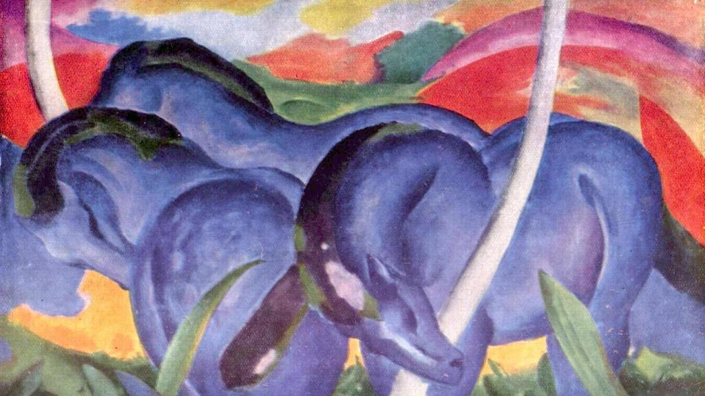 Franz Marc: 'Blue Horses', 1911. Photo: Wikipedia