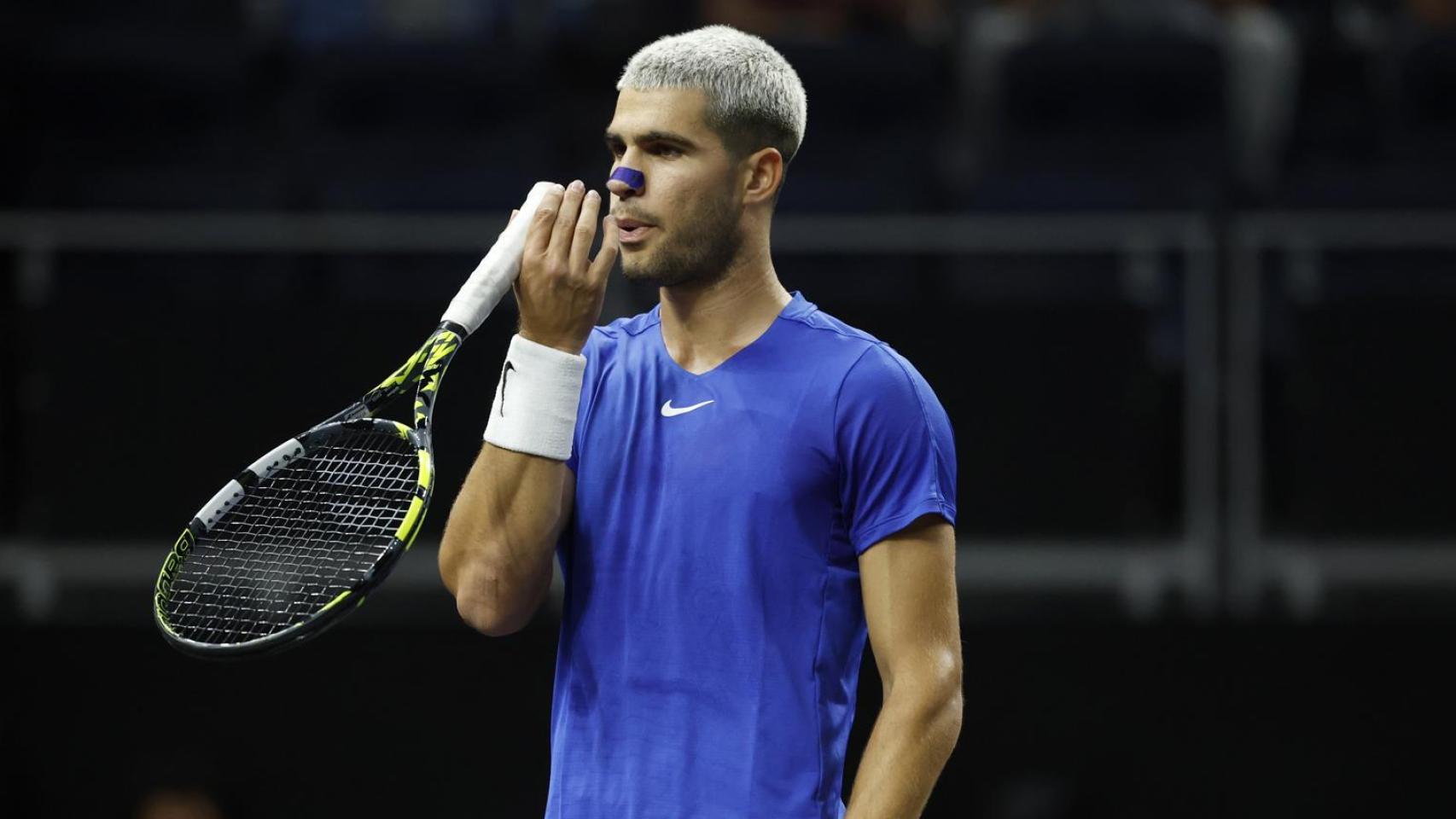 Carlos Alcaraz, en la Laver Cup