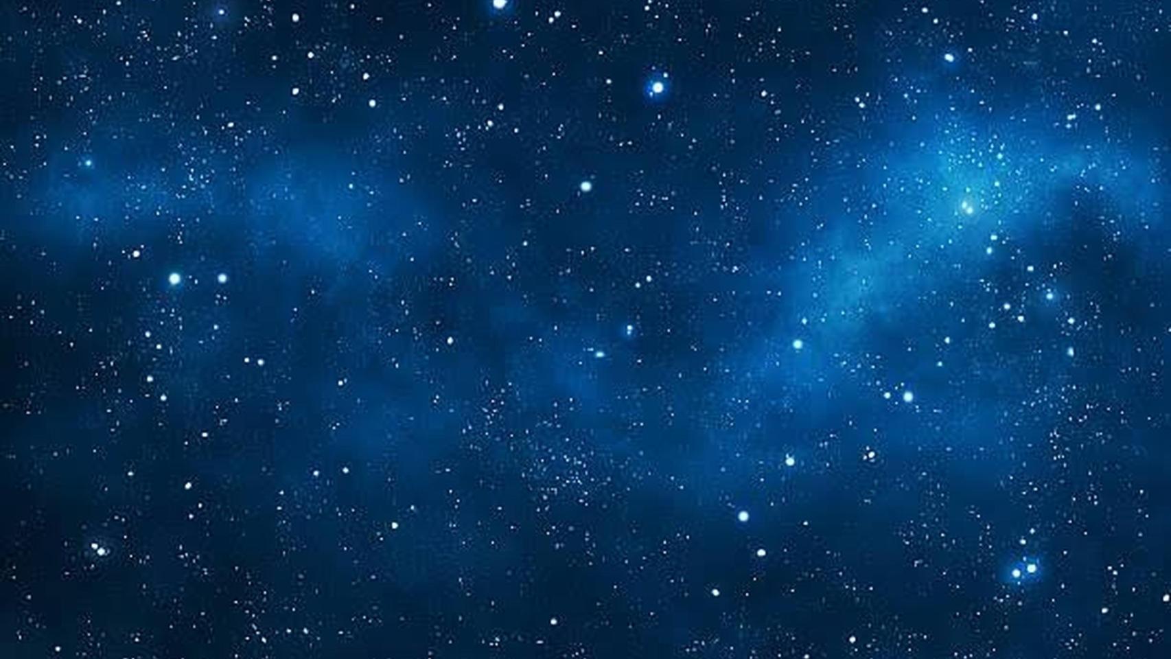 Un cielo nocturno con estrellas