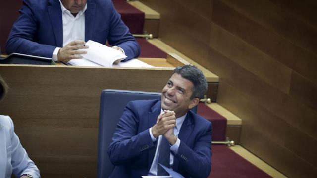 Mazón durante el Debate de Política General. José Cuéllar / Corts