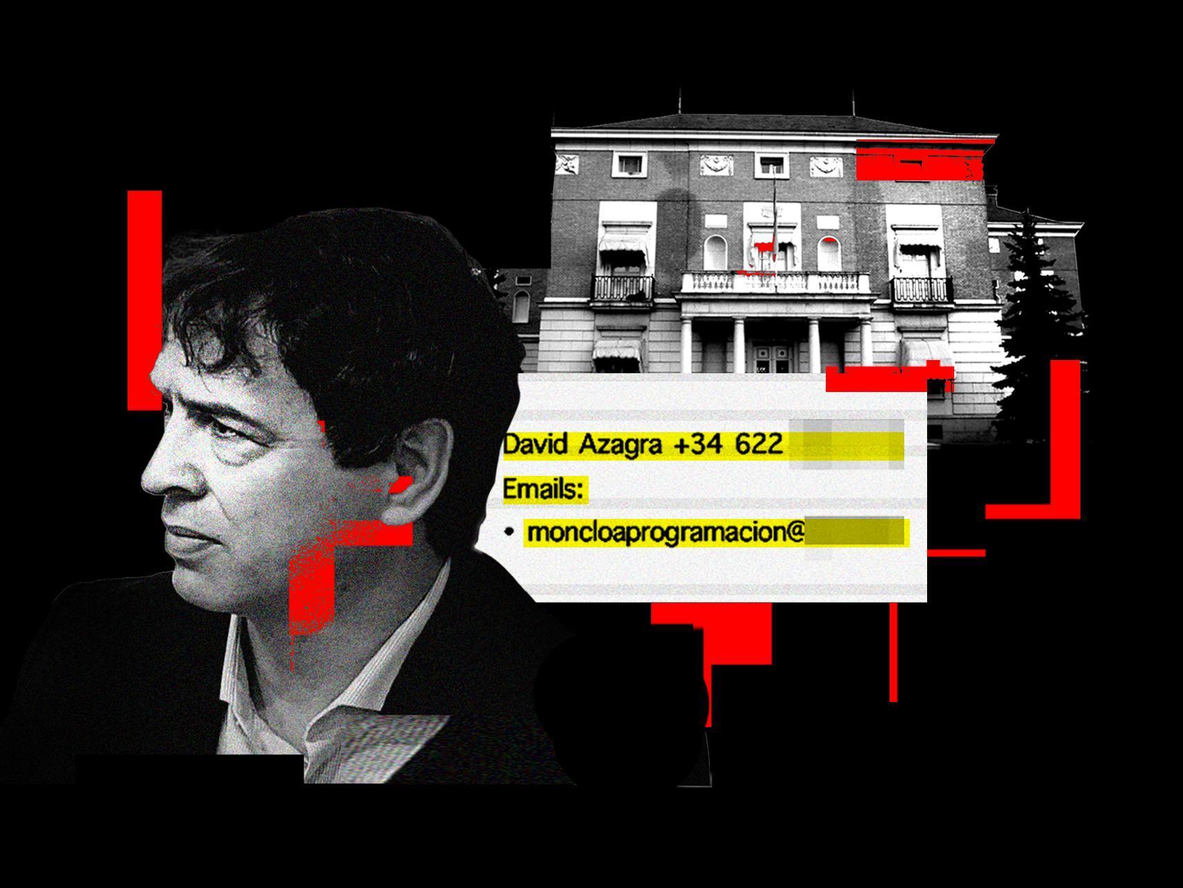 David Azagra, hermano de Pedro Sánchez, y los datos de su cuenta moncloaprogamacion@...