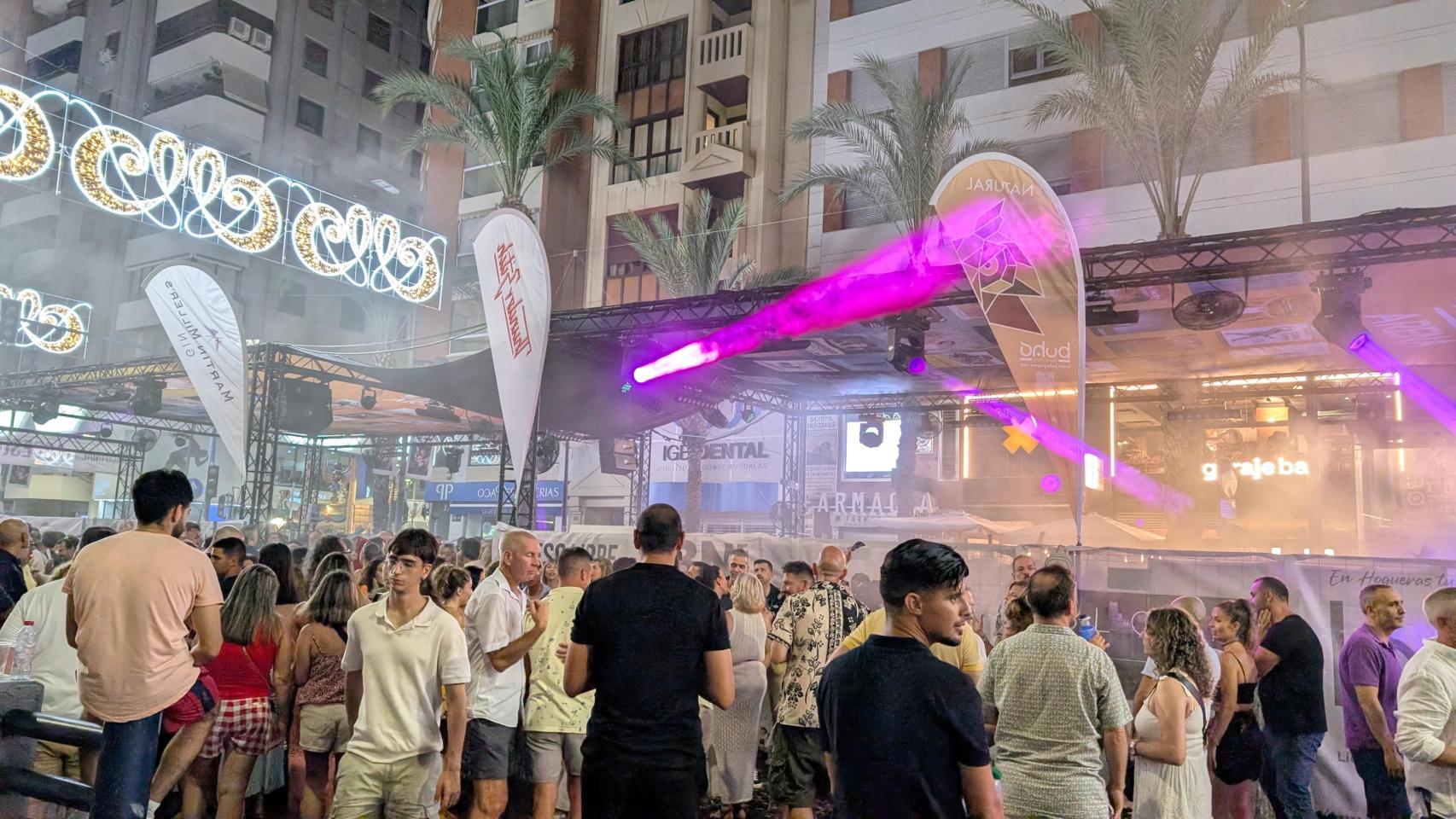 Uno de los racons de Alfonso el Sabio, en estas fiestas de Hogueras.