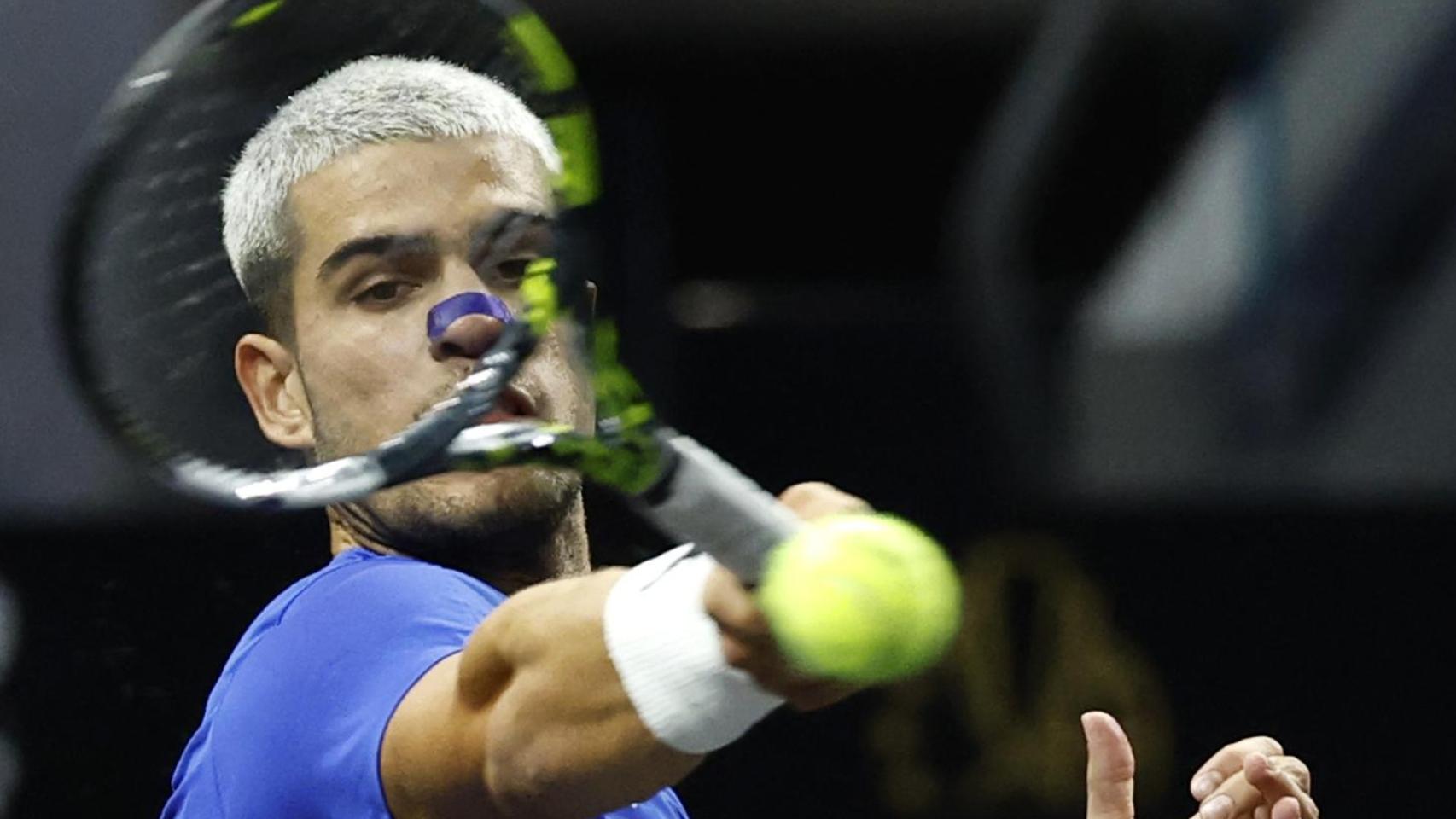 Carlos Alcaraz, en la Laver Cup