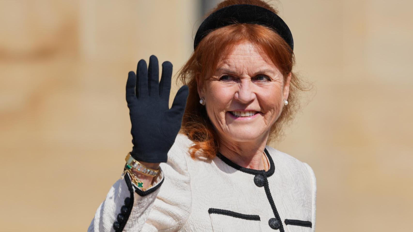 Sarah Ferguson, en los actos de Pascua, el pasado mes de abril.