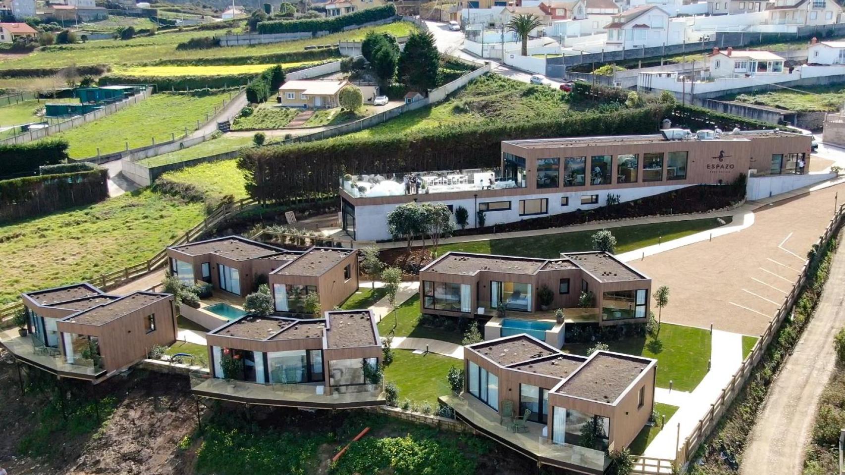 Espazo Nature a vista de dron.