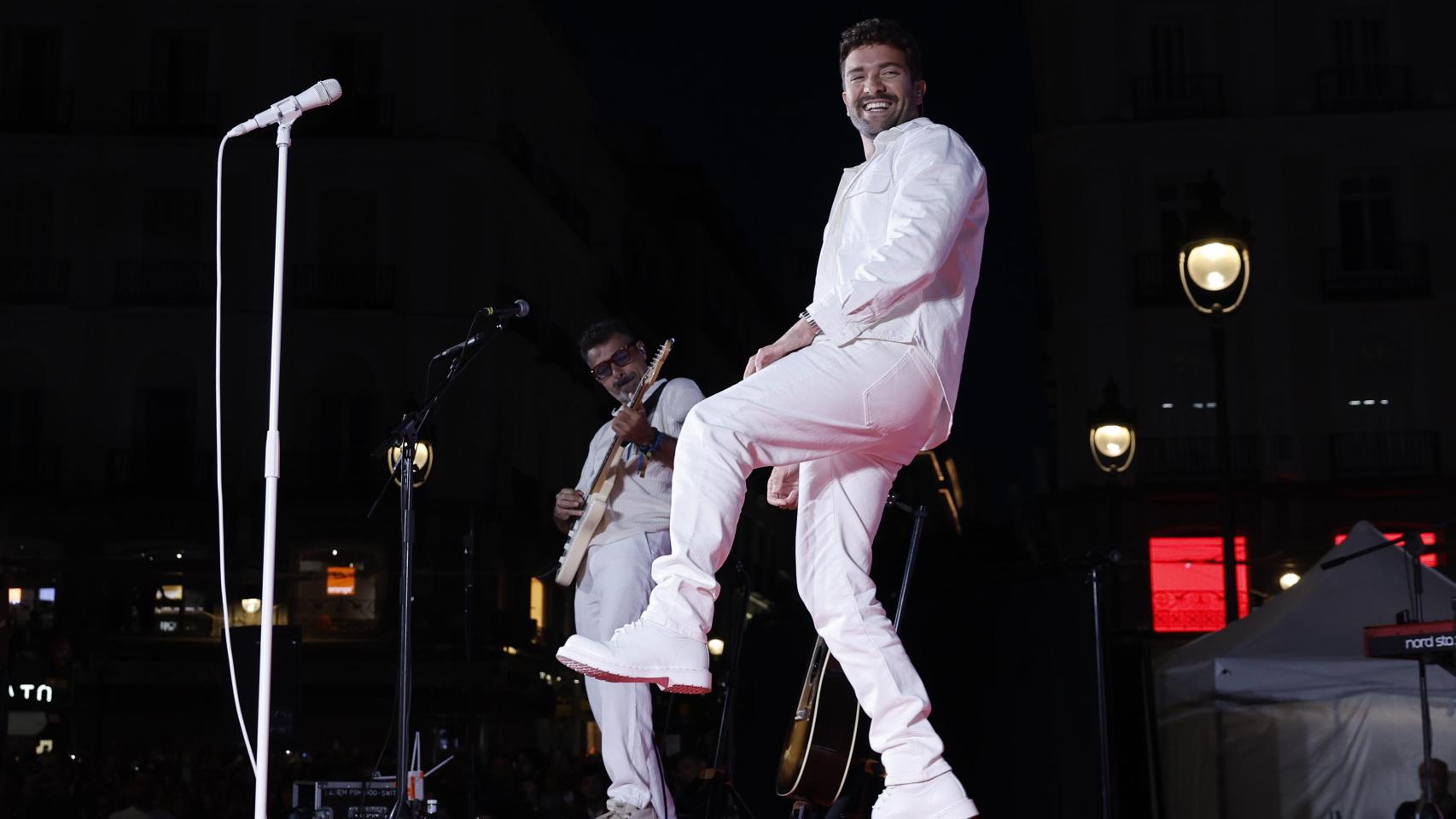 Pablo Alborán en el showcase.