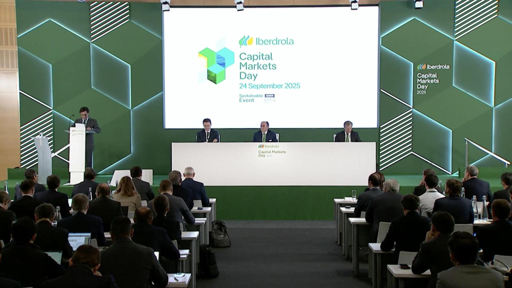 Ignacio Sánchez Galán, presidente del Grupo Iberdrola, en el Capital Market Day de septiembre de 2025