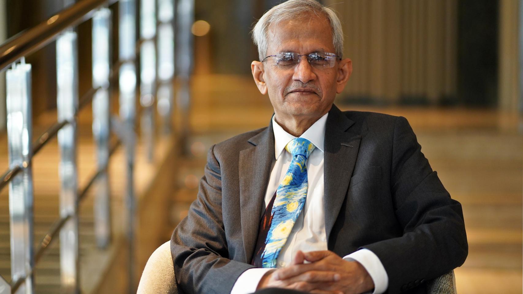 El pensador indio Sundeep Waslekar durante su entrevista con EL ESPAÑOL.