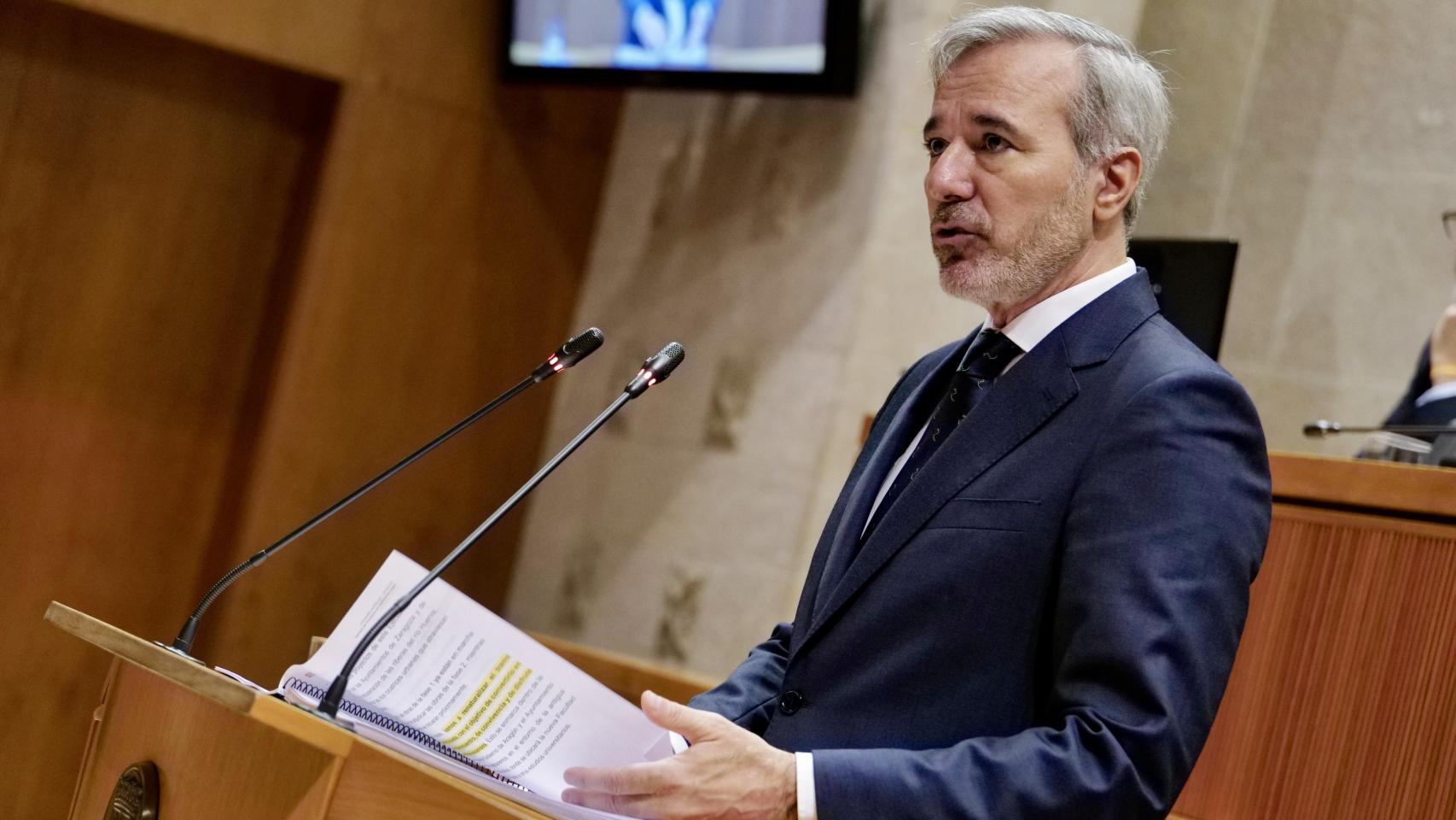 Jorge Azcón, en el Debate sobre el Estado de la Comunidad de 2025