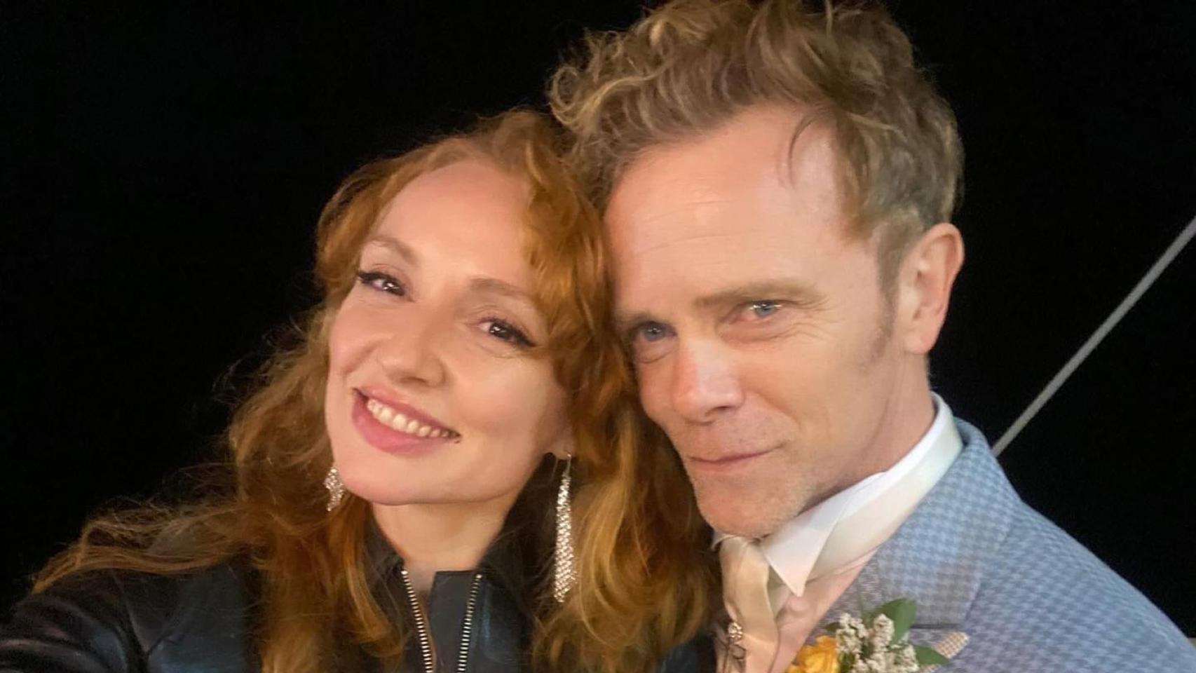 Cristina Castaño y Jimmy Shaw, en una imagen de sus redes sociales.